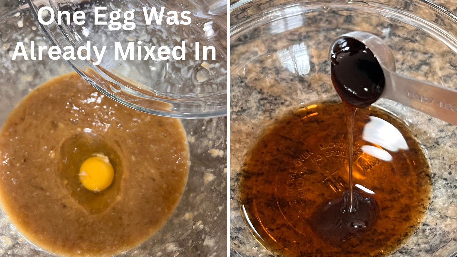 adding eggs vanilla and coffee