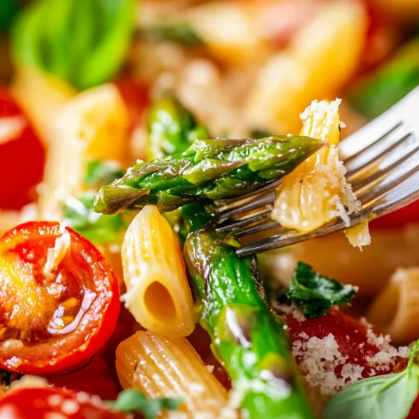 asparagus tomato pasta