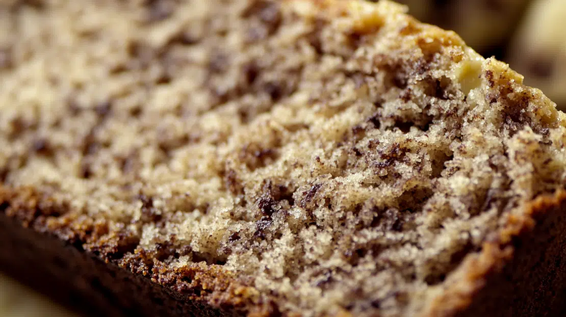 freshly baked banana bread