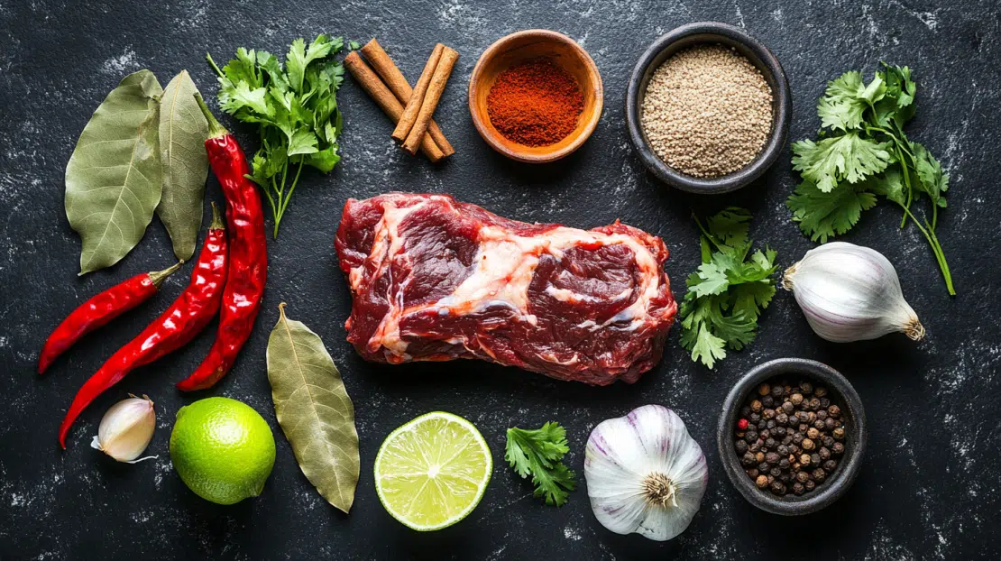 ingredients for birria