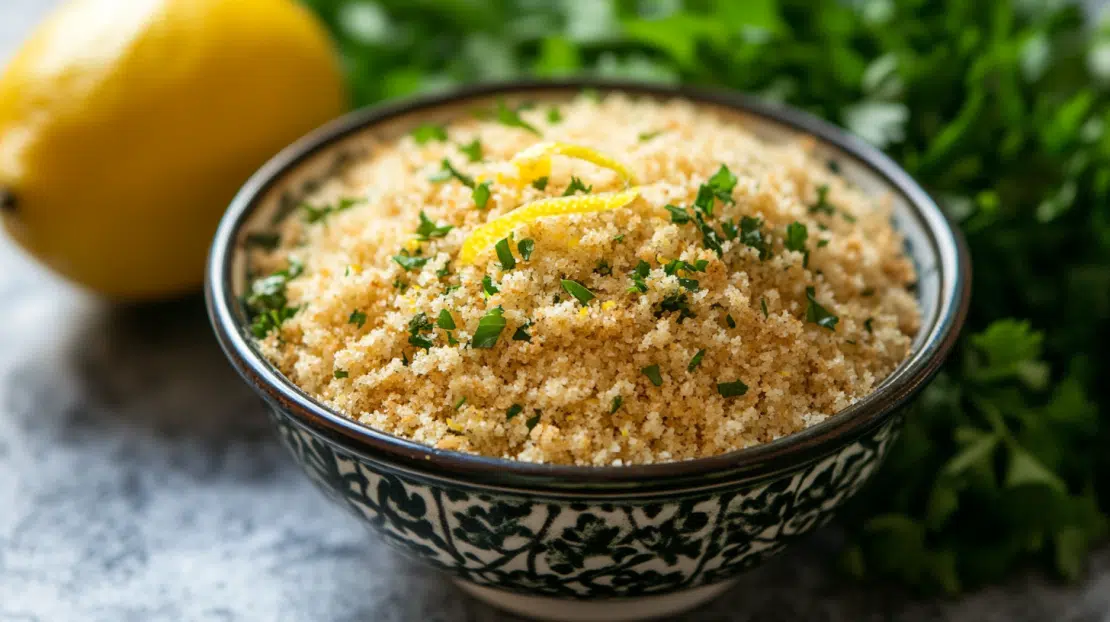 lemon herb panko breadcrumbs