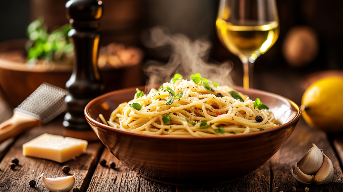 spaghetti aglio olio Recipe