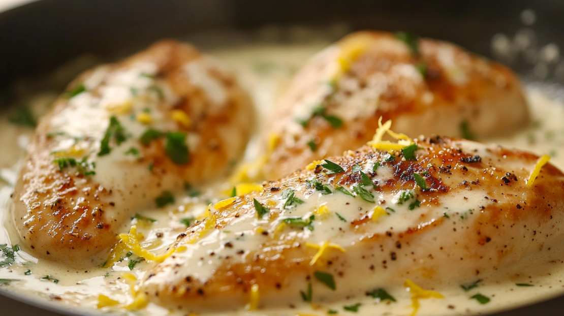 creamy garlic chicken