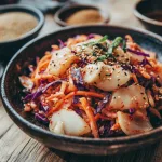 kimchi slaw recipe card