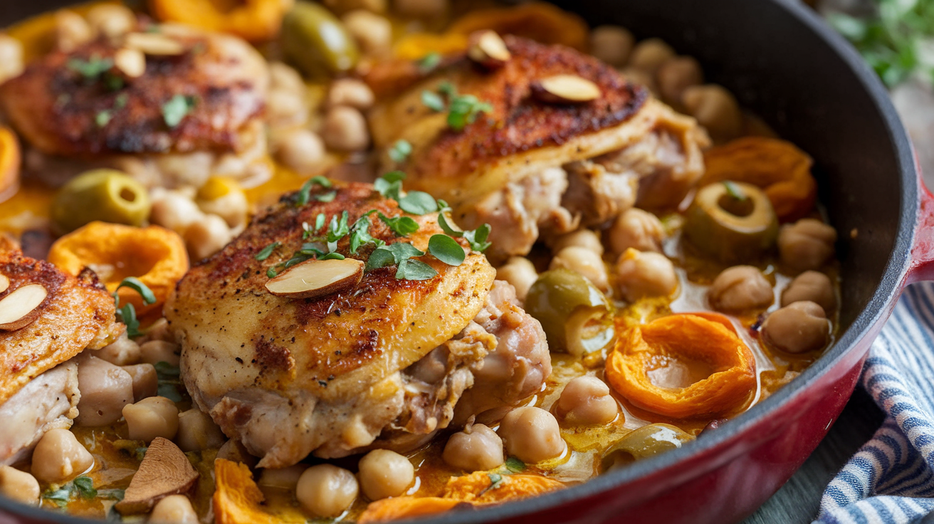 one pot moroccan chicken