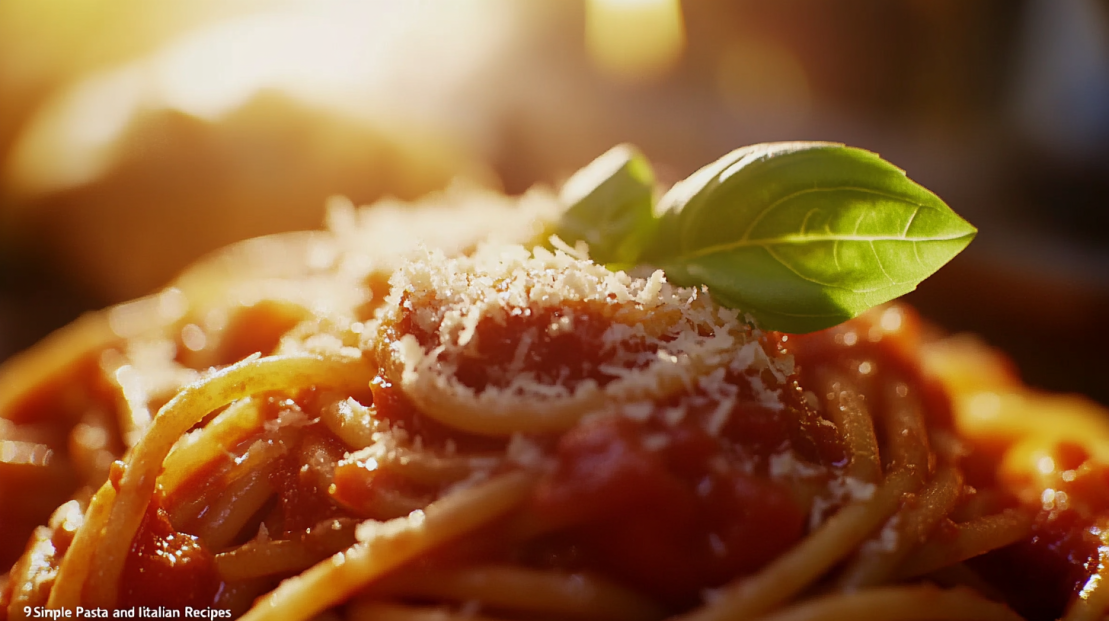 9 Simple Pasta and Italian Recipes