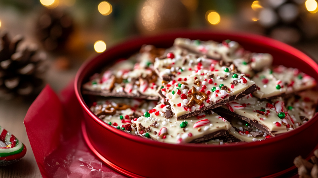 christmas bark as a christmas gift