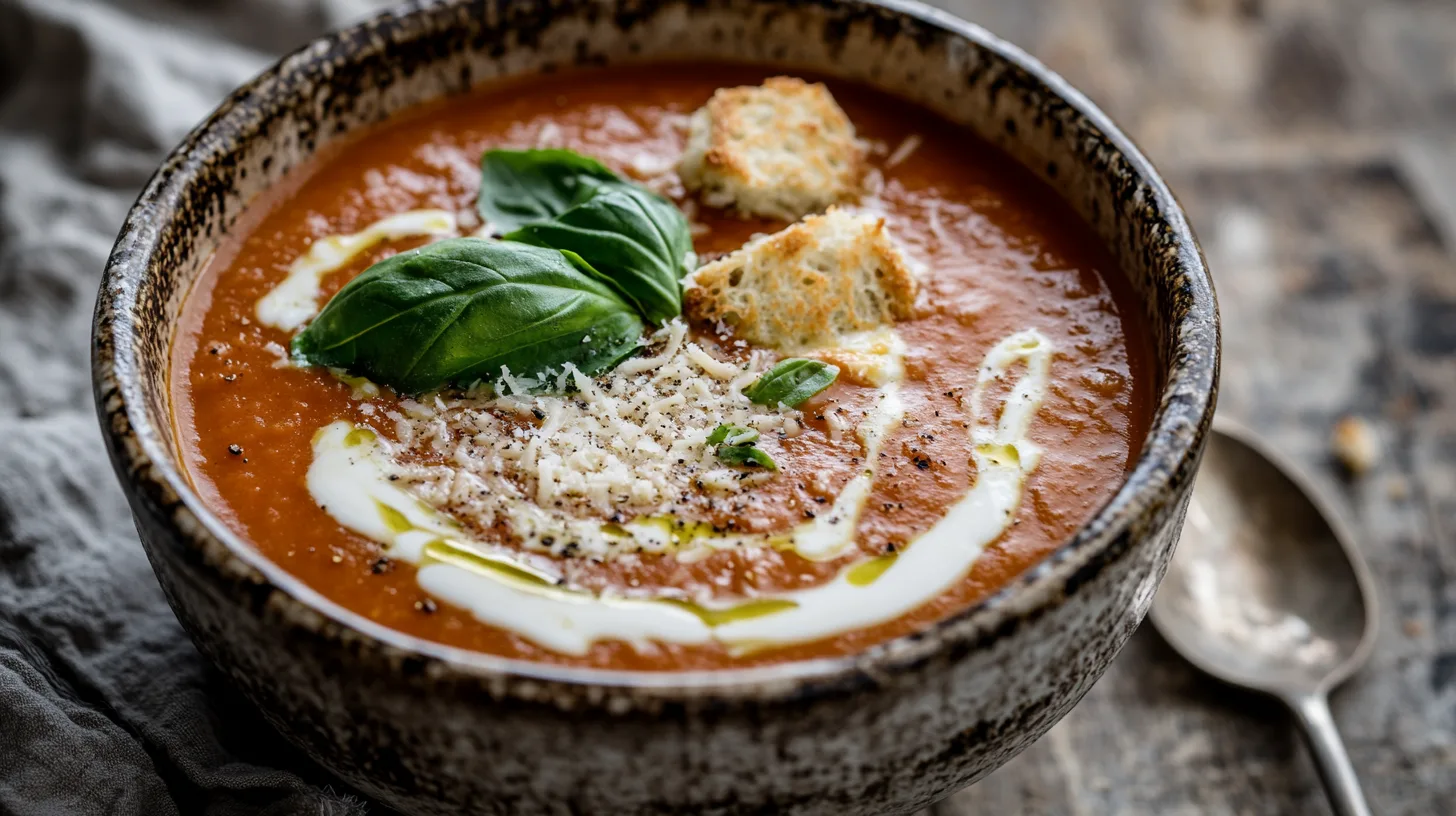 creamy tomato basil soup