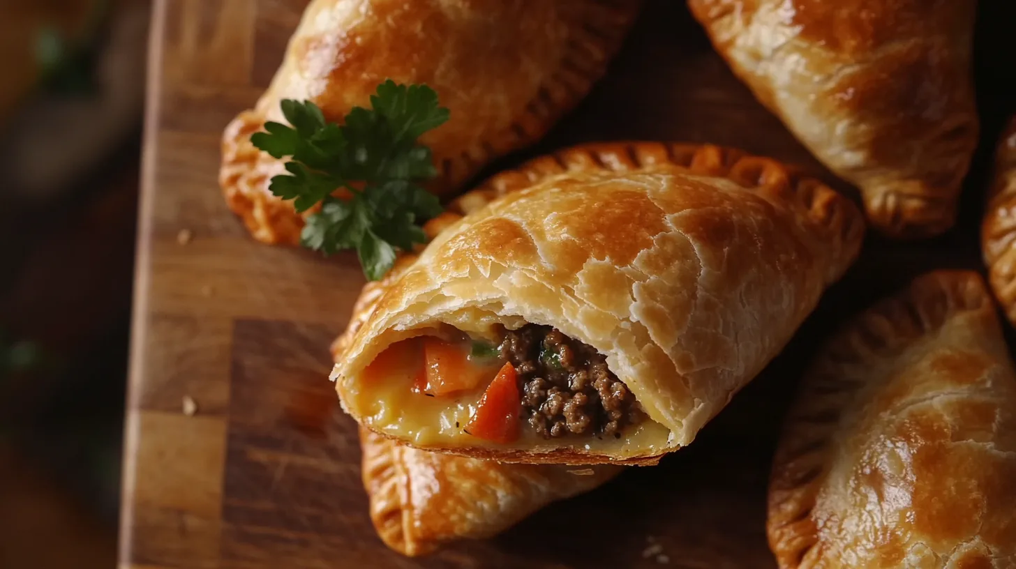 golden-brown baked empanadas