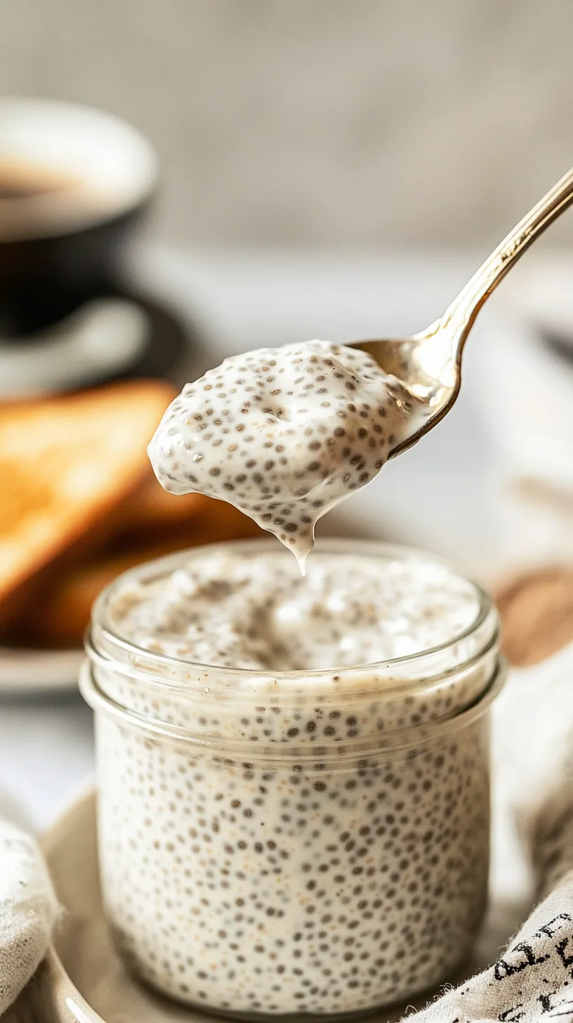 homemade vanilla chia pudding