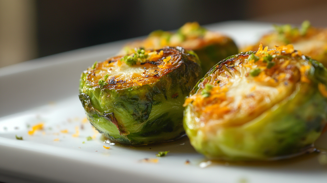 Citrus roasted Brussels sprouts