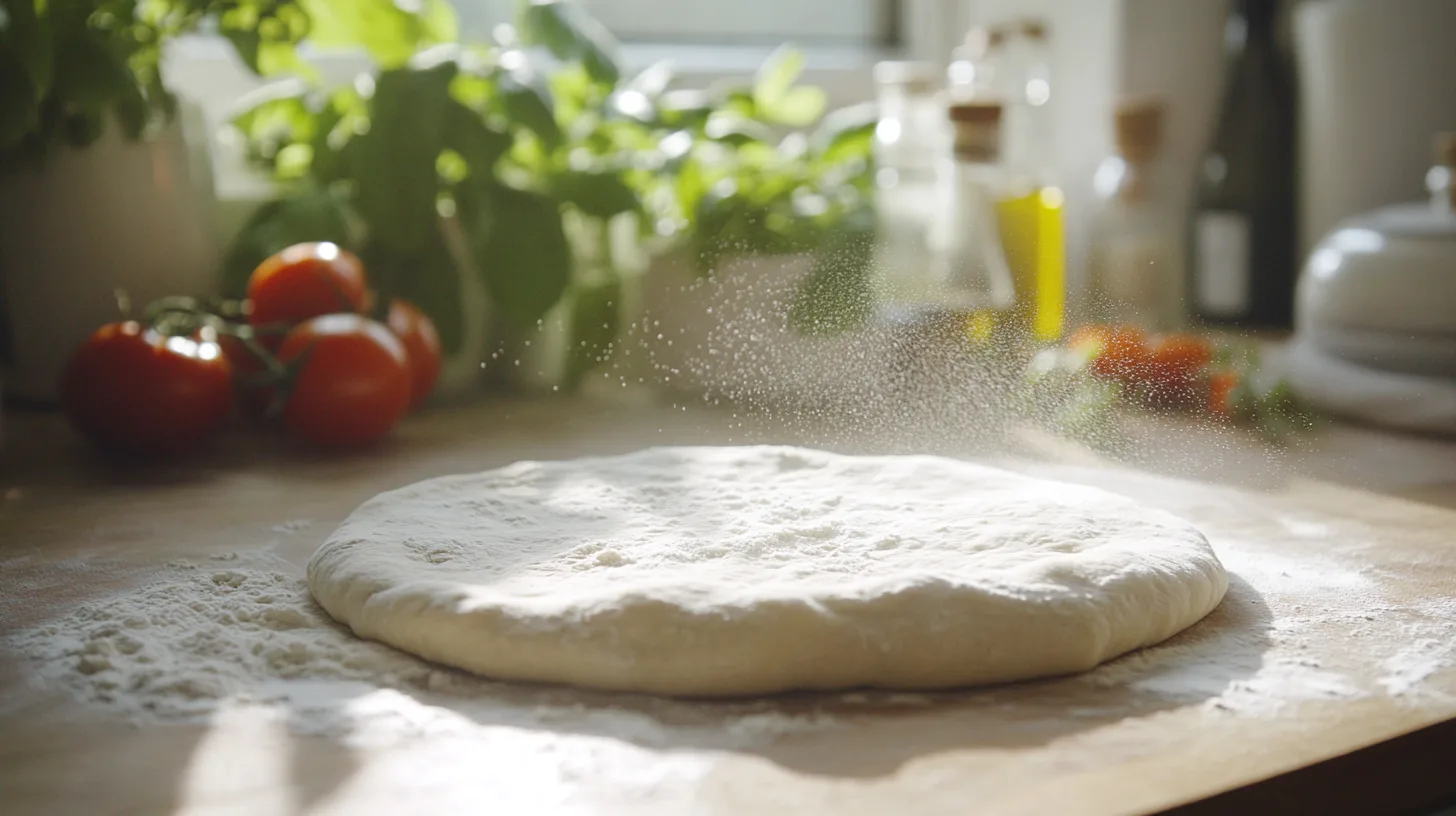 unbaked Neapolitan pizza dough