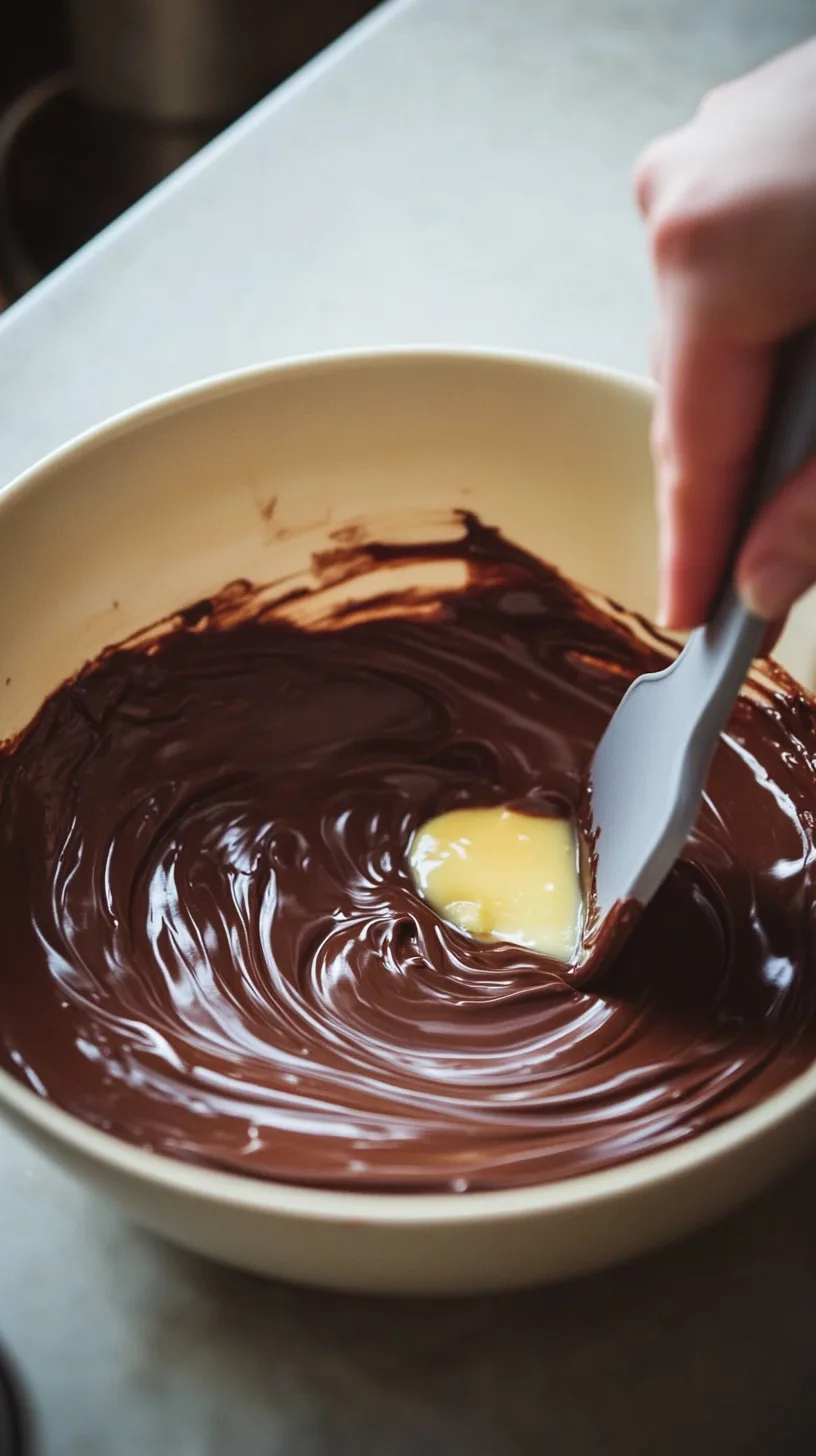 using butter to smooth out seized chocolate