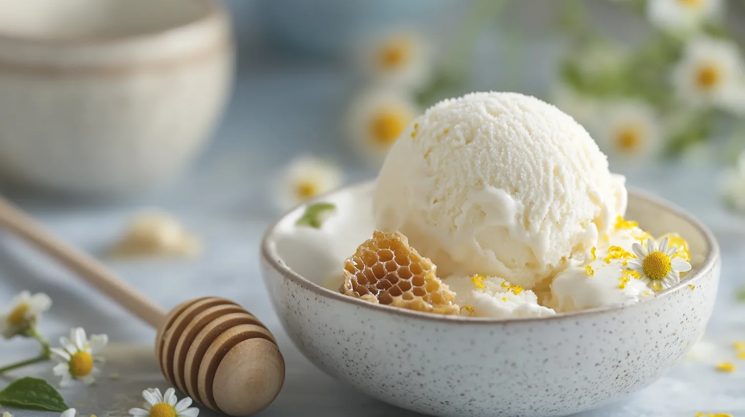 chamomile honey ice cream