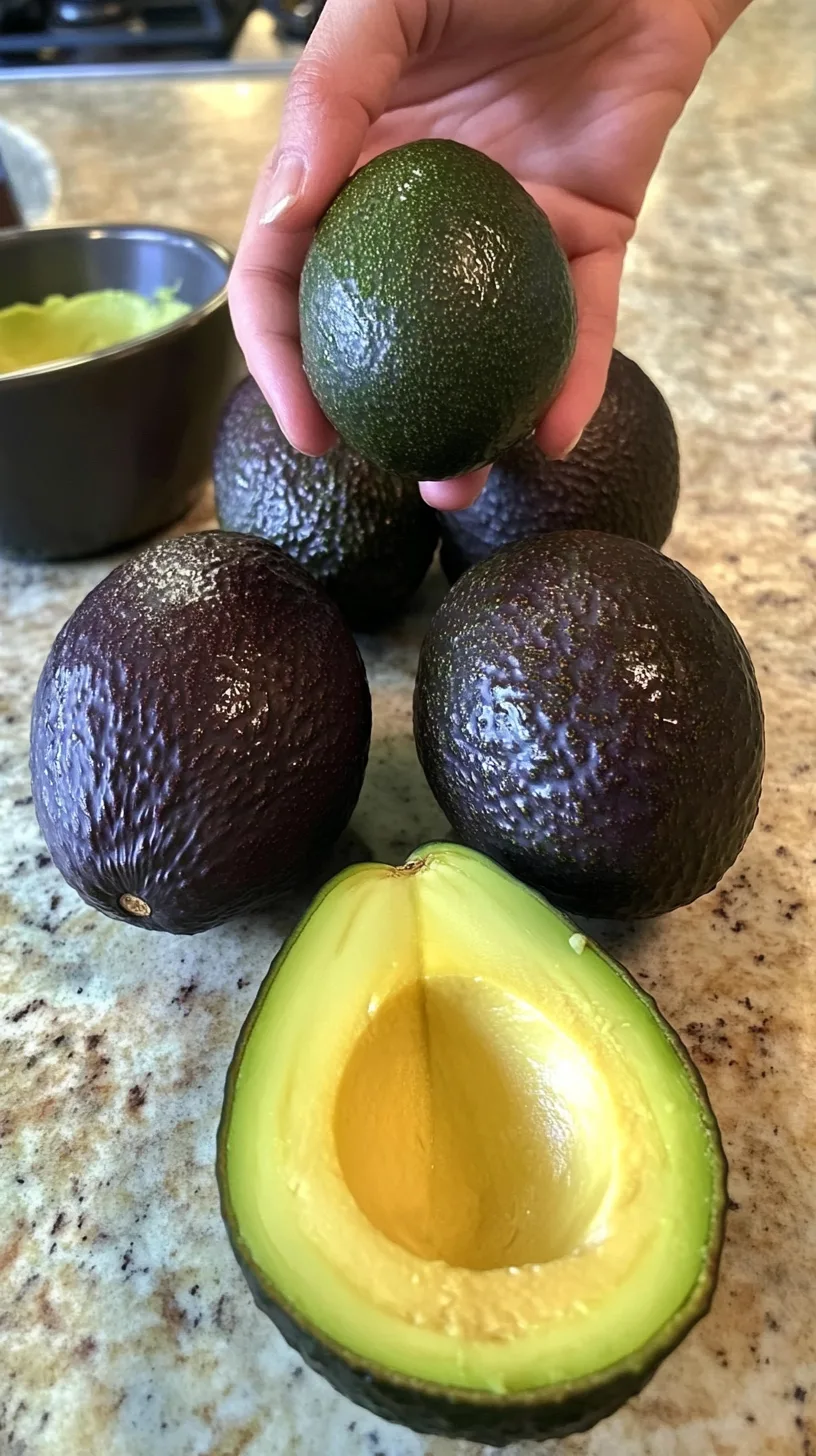avocados in different stages of ripeness