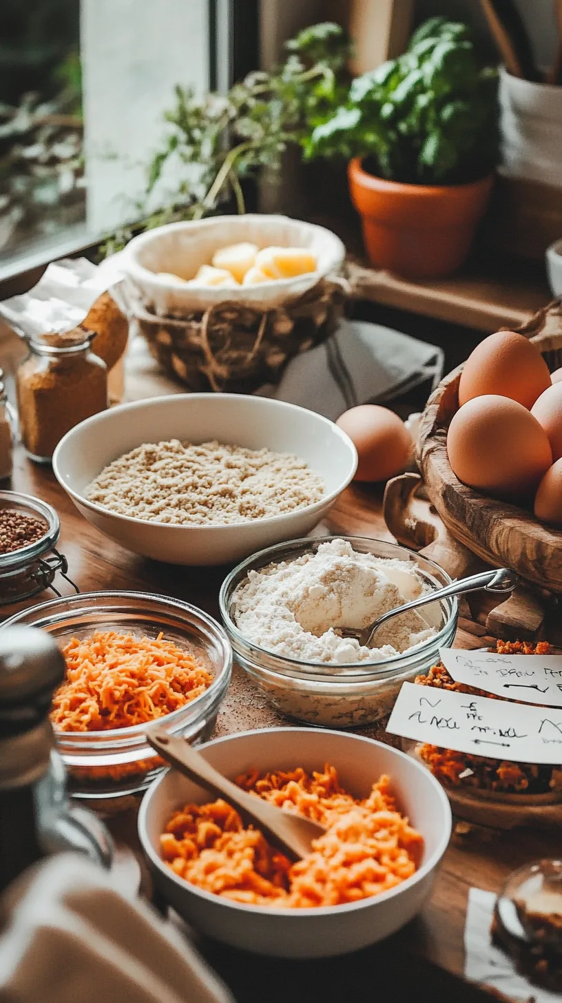 carrot cake ingredients