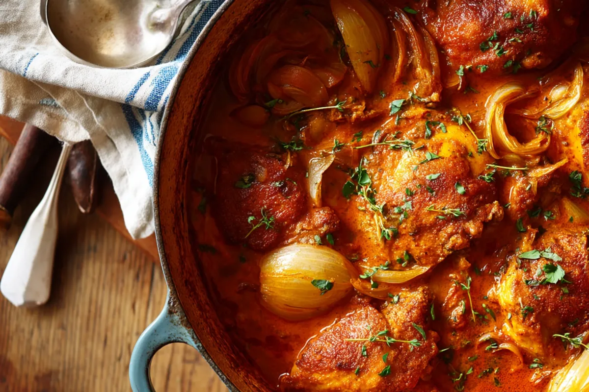 homemade Chicken Paprikash