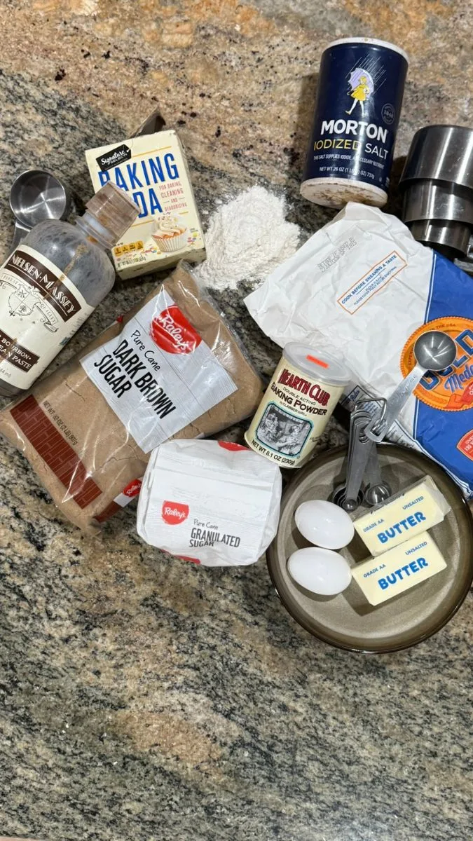 perfect chocolate chip cookie ingredients