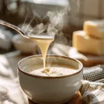 white cheddar cheese sauce