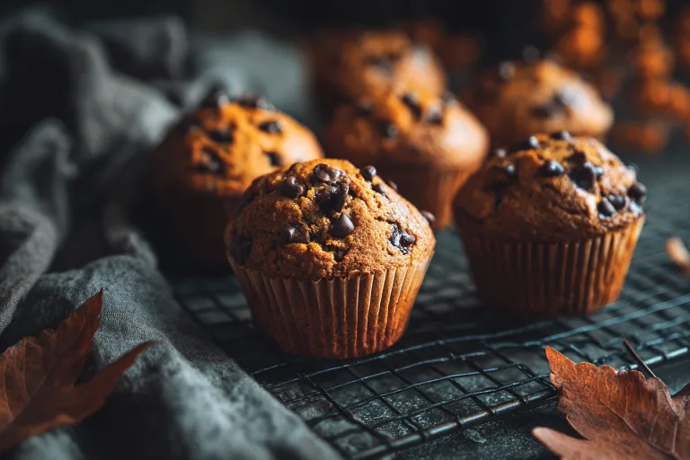 Pumpkin Chocolate Chip Muffins Recipe