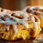 baked pumpkin cinnamon rolls recipe