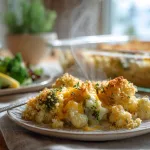 cheesy broccoli cauliflower casserole recipe