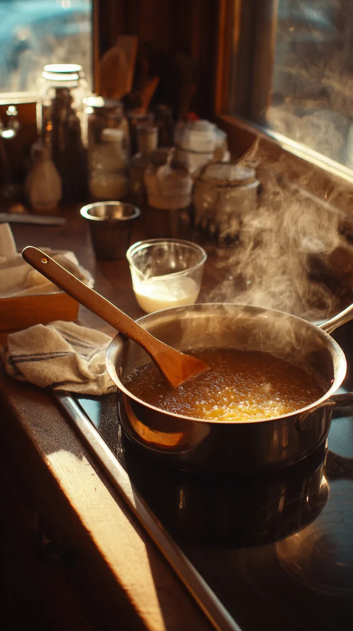 Caramel Apple Crisp With Oat Topping