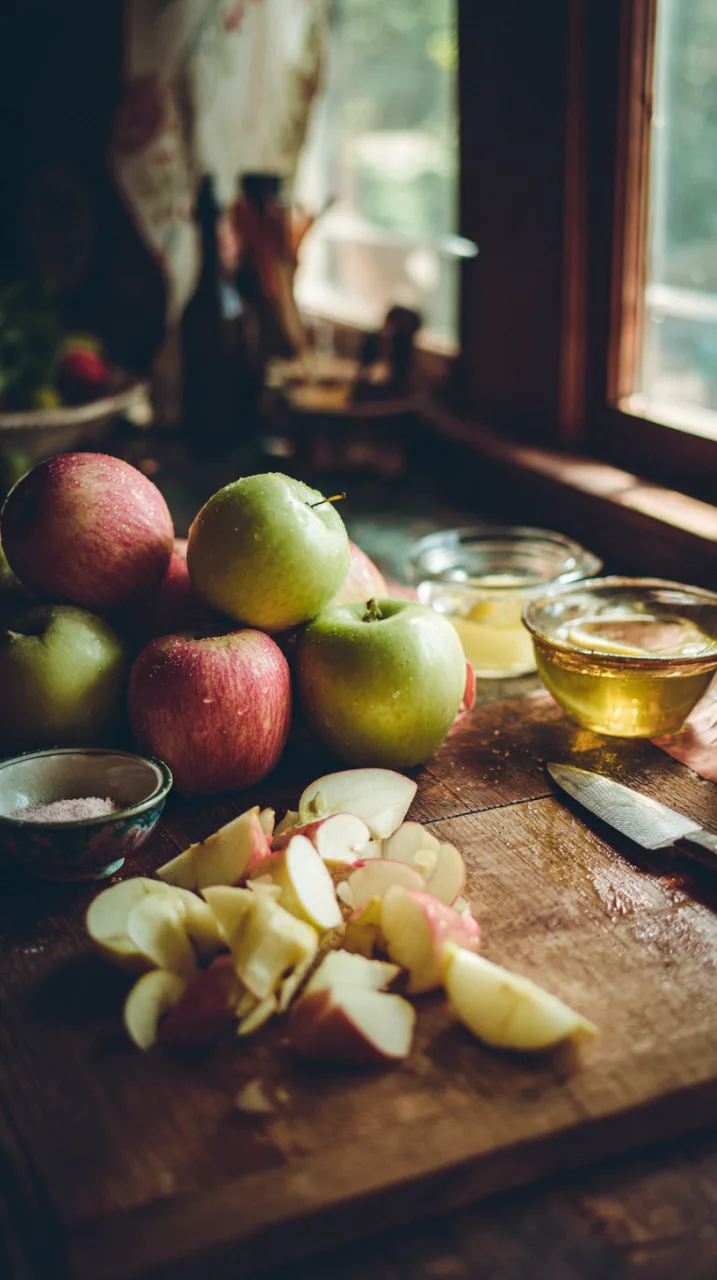 Granny Smith, Honeycrisp, and a few Pink Lady apples
