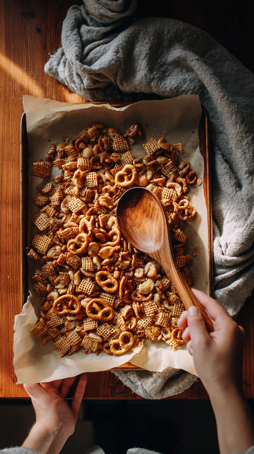 how to make fall chex mix