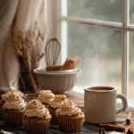 batch of pumpkin spice latte cupcakes