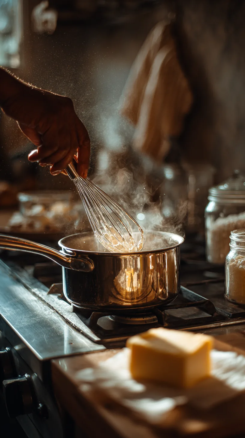 making roux for turkey gravy