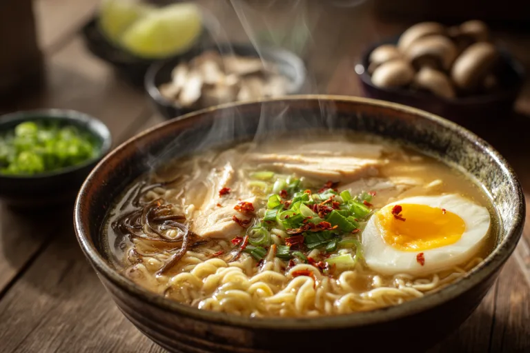 leftover turkey ramen