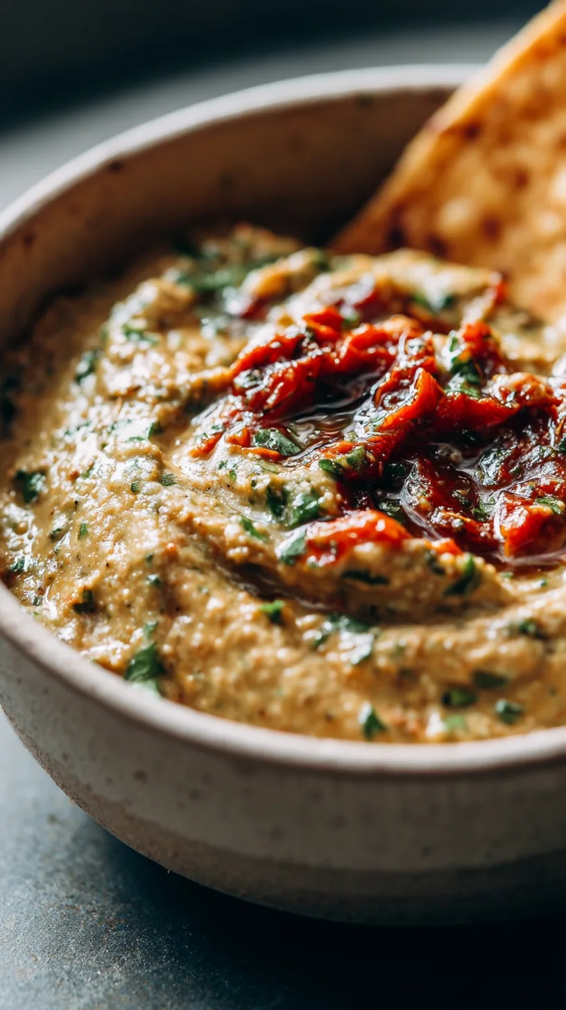 finished sikil pak pumpkin seed and roasted tomato dip