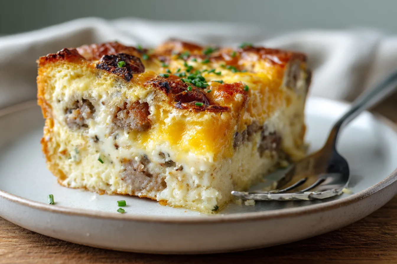 make ahead Easter breakfast casserole
