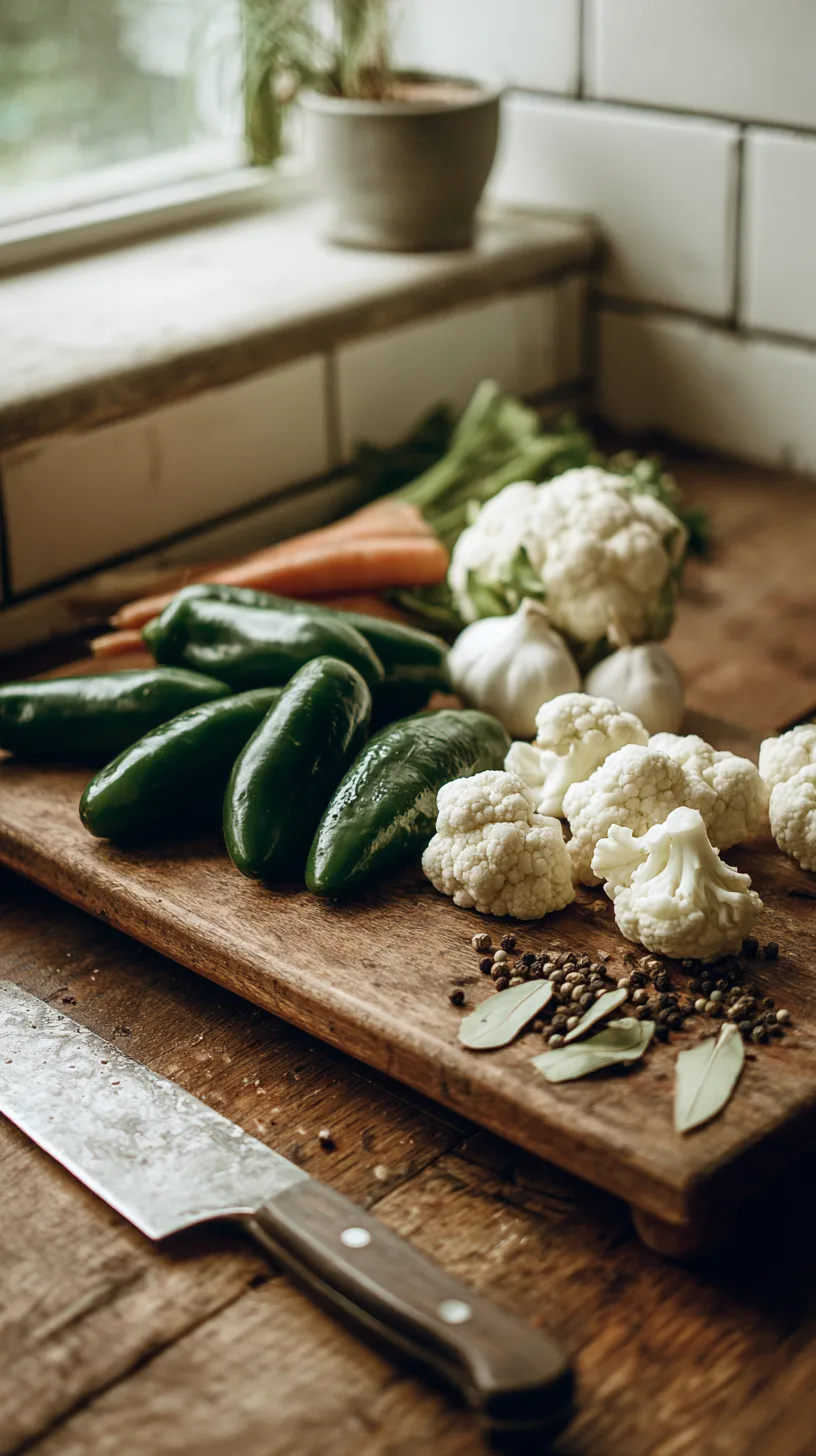 Ingredients for Escabeche